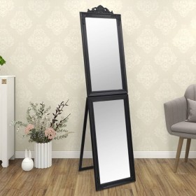 Espejo de pie negro 50x200 cm de vidaXL, Espejos - Ref: Foro24-351531, Precio: 83,43 €, Descuento: %