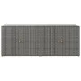 Gray PE rattan garden storage cabinet 198x55.5x80 cm by vidaXL, Lockers and storage cabinets - Ref: Foro24-319871, Price: 198...