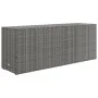 Gray PE rattan garden storage cabinet 198x55.5x80 cm by vidaXL, Lockers and storage cabinets - Ref: Foro24-319871, Price: 198...