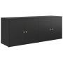 PE Rattan Gartenschrank schwarz 198x55,5x80 cm von vidaXL, Schließfächer und Lagerschränke - Ref: Foro24-319870, Preis: 204,3...