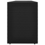 PE Rattan Gartenschrank schwarz 198x55,5x80 cm von vidaXL, Schließfächer und Lagerschränke - Ref: Foro24-319870, Preis: 204,3...