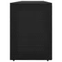 PE Rattan Gartenschrank schwarz 198x55,5x80 cm von vidaXL, Schließfächer und Lagerschränke - Ref: Foro24-319870, Preis: 192,0...