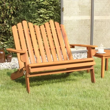 Adirondack solid acacia wood garden bench 126 cm by vidaXL, garden benches - Ref: Foro24-360038, Price: 157,70 €, Discount: %