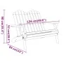 Adirondack Gartenbank massives Akazienholz 126 cm von vidaXL, Gartenbänke - Ref: Foro24-360038, Preis: 157,70 €, Rabatt: %