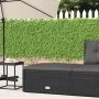 Garden stool with black synthetic rattan cushion by vidaXL, Modular outdoor sofas - Ref: Foro24-319589, Price: 69,07 €, Disco...