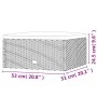 Garden stool with black synthetic rattan cushion by vidaXL, Modular outdoor sofas - Ref: Foro24-319589, Price: 69,07 €, Disco...