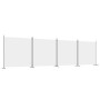 Trennwand mit 4 weißen Stoffbahnen 698x180 cm von vidaXL, Raumteiler - Ref: Foro24-350282, Preis: 53,71 €, Rabatt: %