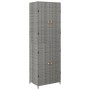Gray PE rattan garden storage cabinet 59x40x180 cm by vidaXL, Lockers and storage cabinets - Ref: Foro24-319873, Price: 171,2...