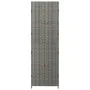 Gartenschrank aus grauem PE-Rattan, 59 x 40 x 180 cm von vidaXL, Schließfächer und Lagerschränke - Ref: Foro24-319873, Preis:...