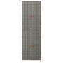 Gray PE rattan garden storage cabinet 59x40x180 cm by vidaXL, Lockers and storage cabinets - Ref: Foro24-319873, Price: 171,2...