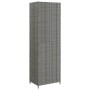Gray PE rattan garden storage cabinet 59x40x180 cm by vidaXL, Lockers and storage cabinets - Ref: Foro24-319873, Price: 171,2...