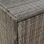 Gartenschrank aus grauem PE-Rattan, 59 x 40 x 180 cm von vidaXL, Schließfächer und Lagerschränke - Ref: Foro24-319873, Preis:...