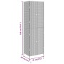 Gray PE rattan garden storage cabinet 59x40x180 cm by vidaXL, Lockers and storage cabinets - Ref: Foro24-319873, Price: 171,2...