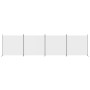 Trennwand mit 4 weißen Stoffbahnen 698x180 cm von vidaXL, Raumteiler - Ref: Foro24-350282, Preis: 53,71 €, Rabatt: %