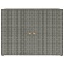 Gray PE rattan garden storage cabinet 100x55.5x80 cm by vidaXL, Lockers and storage cabinets - Ref: Foro24-319869, Price: 102...