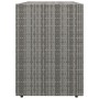 Gray PE rattan garden storage cabinet 100x55.5x80 cm by vidaXL, Lockers and storage cabinets - Ref: Foro24-319869, Price: 102...