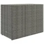 Gray PE rattan garden storage cabinet 100x55.5x80 cm by vidaXL, Lockers and storage cabinets - Ref: Foro24-319869, Price: 115...