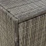 Gray PE rattan garden storage cabinet 100x55.5x80 cm by vidaXL, Lockers and storage cabinets - Ref: Foro24-319869, Price: 115...