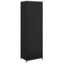 PE black rattan garden storage cabinet 59x40x180 cm by vidaXL, Lockers and storage cabinets - Ref: Foro24-319872, Price: 160,...