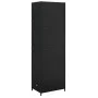 PE Rattan Gartenschrank schwarz 59x40x180 cm von vidaXL, Schließfächer und Lagerschränke - Ref: Foro24-319872, Preis: 167,11 ...