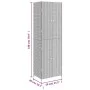 PE Rattan Gartenschrank schwarz 59x40x180 cm von vidaXL, Schließfächer und Lagerschränke - Ref: Foro24-319872, Preis: 167,11 ...