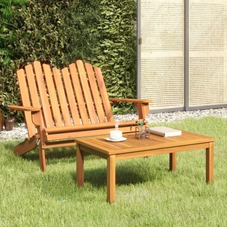Juego de muebles de jardín Adirondack 2 piezas madera acacia de vidaXL, Conjuntos de jardín - Ref: Foro24-360041, Precio: 190...