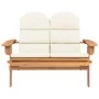 Adirondack garden bench with acacia wood cushions 126 cm by vidaXL, garden benches - Ref: Foro24-360039, Price: 179,44 €, Dis...
