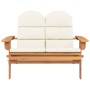 Adirondack-Gartenbank mit Akazienholzkissen 126 cm von vidaXL, Gartenbänke - Ref: Foro24-360039, Preis: 179,55 €, Rabatt: %