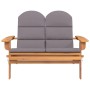 Adirondack garden bench with acacia wood cushions 126 cm by vidaXL, garden benches - Ref: Foro24-360040, Price: 189,93 €, Dis...