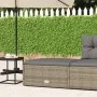 Garden stool with gray synthetic rattan cushion by vidaXL, Modular outdoor sofas - Ref: Foro24-319602, Price: 79,73 €, Discou...