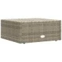 Garden stool with gray synthetic rattan cushion by vidaXL, Modular outdoor sofas - Ref: Foro24-319602, Price: 79,73 €, Discou...