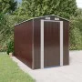 Cobertizo jardín acero galvanizado marrón oscuro 192x357x223 cm de vidaXL, Cobertizos - Ref: Foro24-3147462, Precio: 476,27 €...