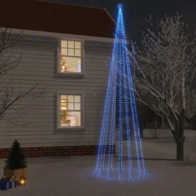 Christmas tree with spike 1134 blue LED 800 cm by vidaXL, Christmas trees - Ref: Foro24-343565, Price: 80,33 €, Discount: %