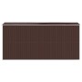 Dunkelbrauner Gartenschuppen aus verzinktem Stahl, 192 x 440 x 223 cm von vidaXL, Schuppen - Ref: Foro24-3147463, Preis: 661,...