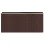 Dunkelbrauner Gartenschuppen aus verzinktem Stahl, 192 x 440 x 223 cm von vidaXL, Schuppen - Ref: Foro24-3147463, Preis: 630,...