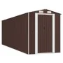 Cobertizo jardín acero galvanizado marrón oscuro 192x606x223 cm von vidaXL, Schuppen - Ref: Foro24-3147465, Preis: 786,43 €, ...