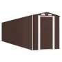 Gartenschuppen aus dunkelbraunem, verzinktem Stahl, 192 x 855 x 223 cm von vidaXL, Schuppen - Ref: Foro24-3147468, Preis: 1,0...