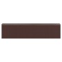 Cobertizo jardín acero galvanizado marrón oscuro 192x855x223 cm de vidaXL, Cobertizos - Ref: Foro24-3147468, Precio: 1,00 €, ...