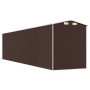Cobertizo jardín acero galvanizado marrón oscuro 192x855x223 cm de vidaXL, Cobertizos - Ref: Foro24-3147468, Precio: 1,00 €, ...