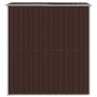 Dark brown galvanized steel garden shed 192x191x223 cm by vidaXL, Sheds - Ref: Foro24-3147460, Price: 308,30 €, Discount: %