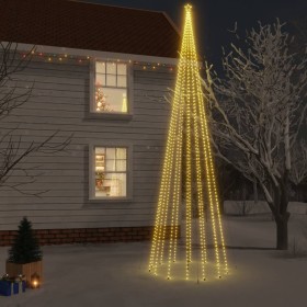 Árbol de Navidad con pincho 1134 LED blanco cálido 800 cm
