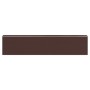 Cobertizo jardín acero galvanizado marrón oscuro 192x938x223 cm de vidaXL, Cobertizos - Ref: Foro24-3147469, Precio: 1,00 €, ...