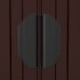 Dark brown galvanized steel garden shed 192x689x223 cm by vidaXL, Sheds - Ref: Foro24-3147466, Price: 921,79 €, Discount: %