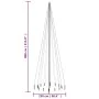 Christmas tree with spike 1134 colorful LEDs 800 cm by vidaXL, Christmas trees - Ref: Foro24-343564, Price: 108,50 €, Discoun...