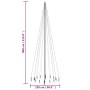 Árbol de Navidad con pincho 1134 LED de colores 800 cm de vidaXL, Arboles de navidad - Ref: Foro24-343564, Precio: 109,84 €, ...