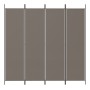 Divider screen with 4 anthracite gray fabric panels 698x180 cm by vidaXL, Room dividers - Ref: Foro24-350284, Price: 53,83 €,...