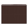 Dark brown galvanized steel garden shed 192x274x223 cm by vidaXL, Sheds - Ref: Foro24-3147461, Price: 409,81 €, Discount: %