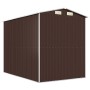 Dark brown galvanized steel garden shed 192x274x223 cm by vidaXL, Sheds - Ref: Foro24-3147461, Price: 409,81 €, Discount: %