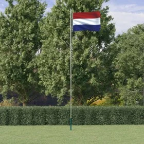 Aluminum flagpole and flag of the Netherlands 6.23 m by vidaXL, Flags and windsocks - Ref: Foro24-3147086, Price: 72,41 €, Di...