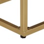 Aparador de madera maciza de mango negro y dorado 110x30x75 cm de vidaXL, Aparadores - Ref: Foro24-353912, Precio: 235,12 €, ...